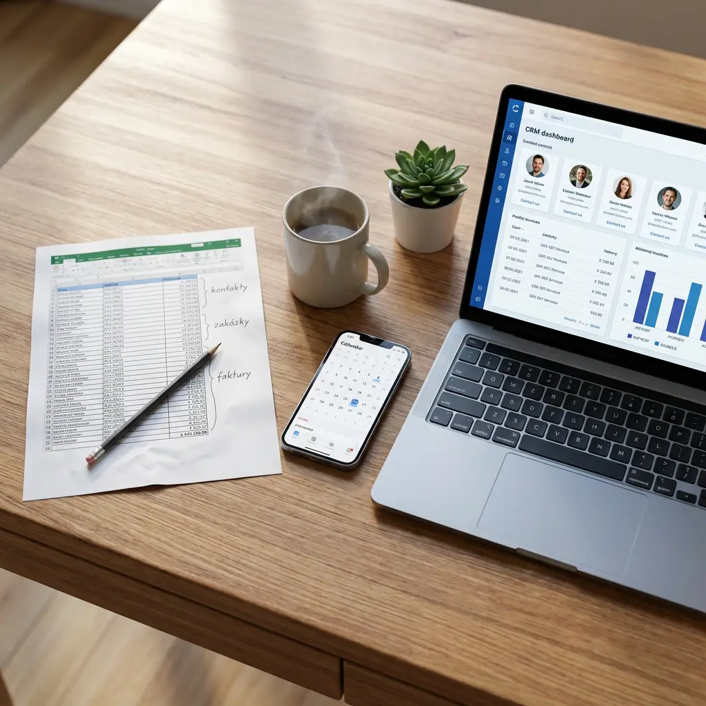 Jak přejít z Excelu na CRM systém: konkrétní postup krok za krokem